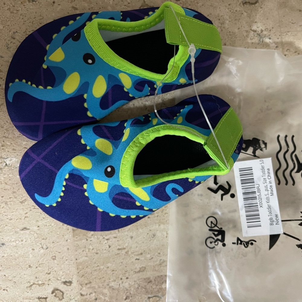 Toddler water shoes. New in bag.